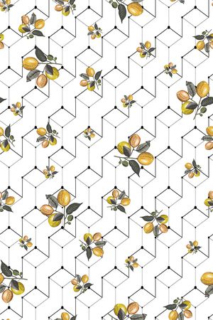 几何印花华亿平台图片