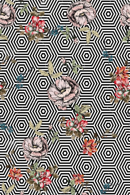 几何印花华亿平台图片