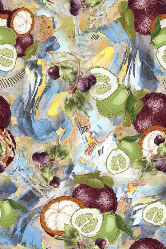 抽象印花华亿平台图片