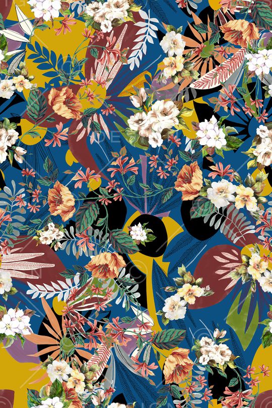 几何印花华亿平台图片