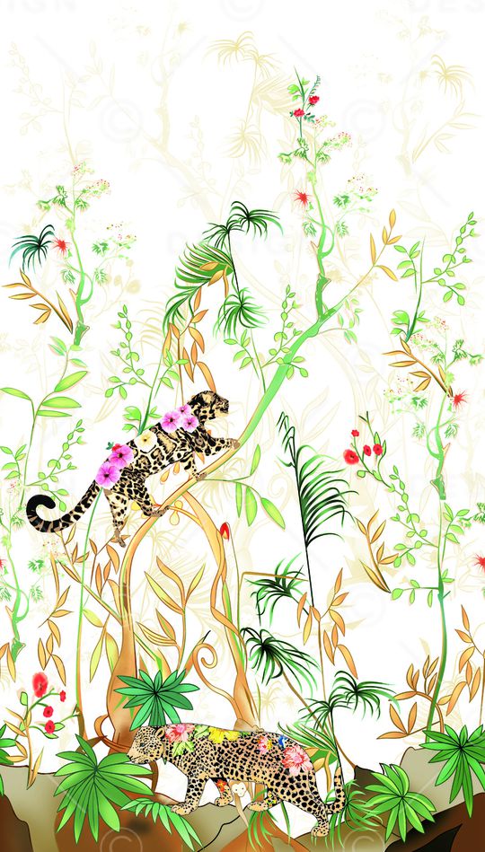 古典花纹印花华亿平台图片