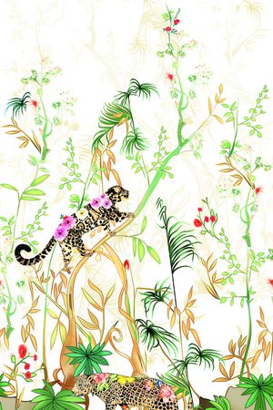 古典花纹印花华亿平台图片