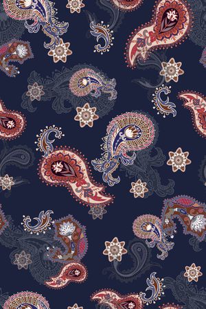 古典花纹印花华亿平台图片