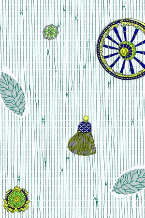 几何印花华亿平台图片