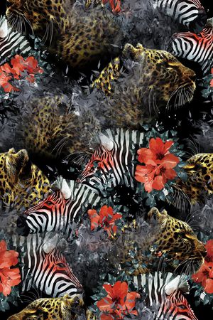 动物印花华亿平台图片