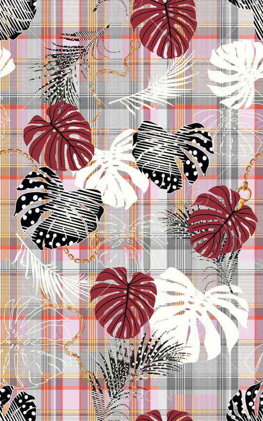 风景景观印花华亿平台图片