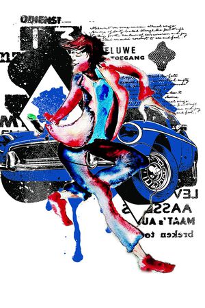 男装印花华亿平台图片