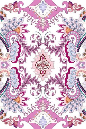 古典花纹印花华亿平台图片