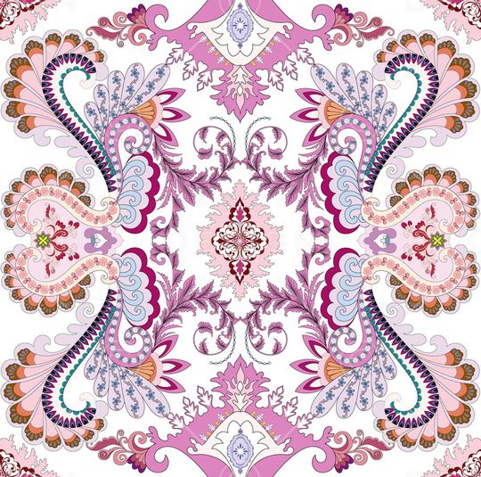 古典花纹印花华亿平台图片