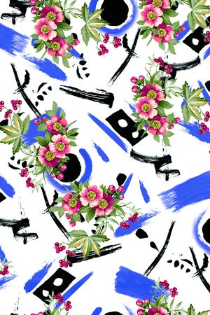 扎染华亿平台印花华亿平台图片