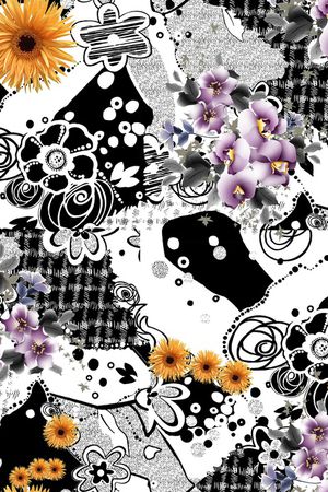 格子印花华亿平台图片