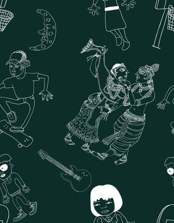 大牌风印花华亿平台图片