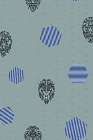 几何印花华亿平台图片