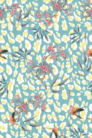 春夏华亿平台印花华亿平台图片