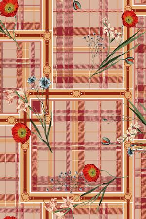 几何印花华亿平台图片