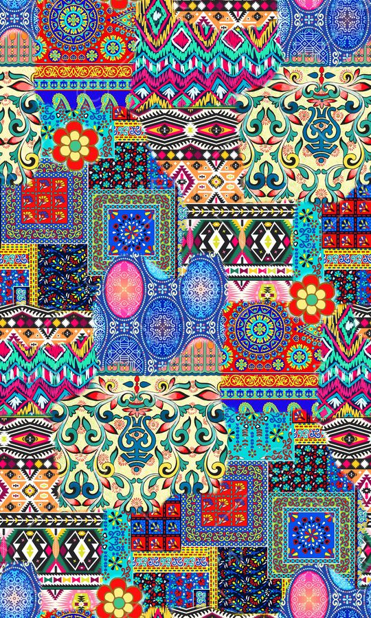 几何印花华亿平台图片