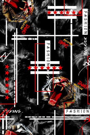 老虎印花华亿平台图片