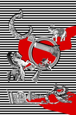 条纹石膏印花华亿平台图片