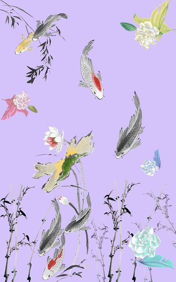 窗帘印花华亿平台图片