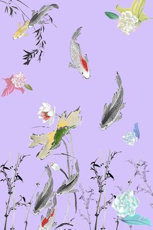 窗帘印花华亿平台图片