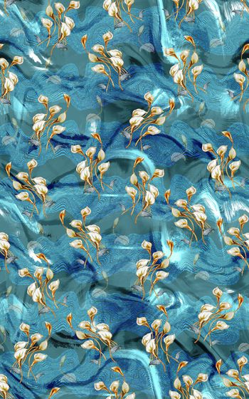 真丝印花华亿平台图片