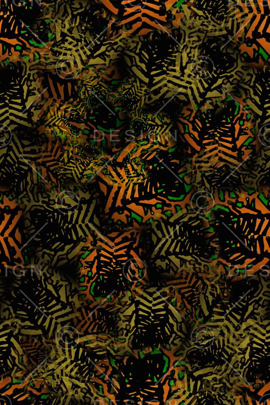 迷彩图案印花华亿平台图片