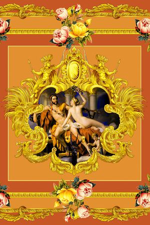 几何印花华亿平台图片