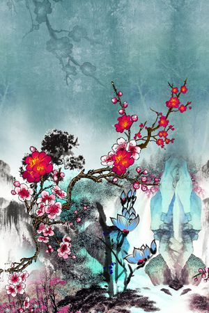 中老年印花华亿平台图片