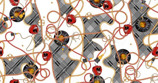 链条印花华亿平台图片