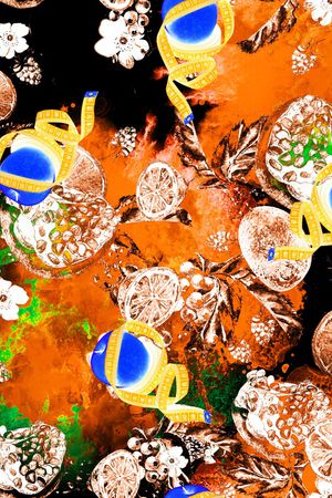 水彩印花华亿平台图片