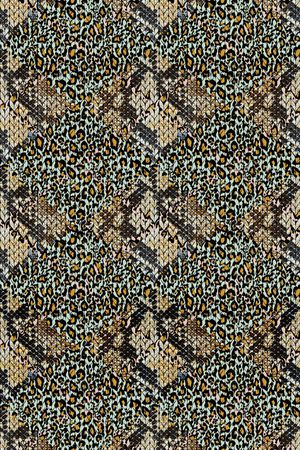 动物纹印花华亿平台图片