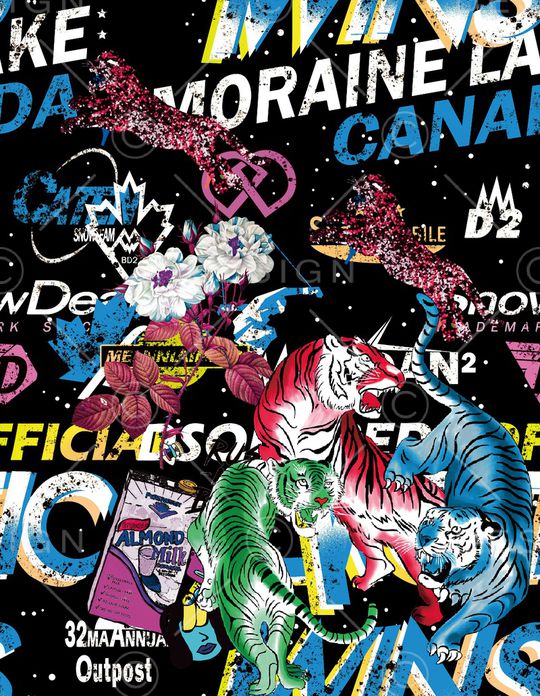 字母印花华亿平台图片