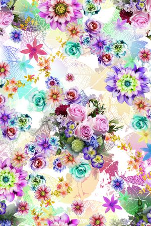 抽象印花华亿平台图片