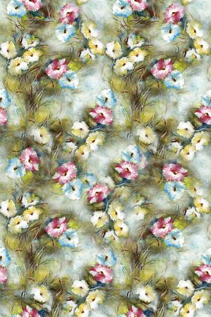 手绘印花华亿平台图片