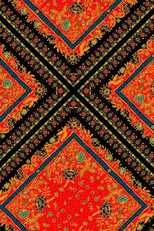 方巾印花华亿平台图片