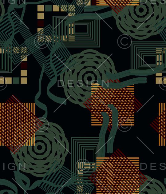 几何印花华亿平台图片