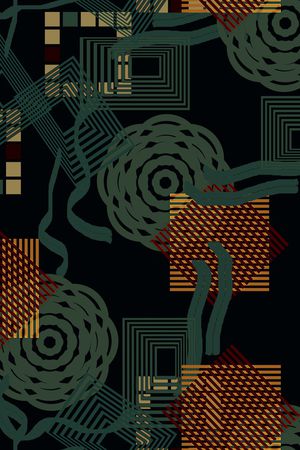 几何印花华亿平台图片