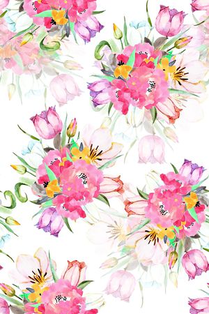 郁金香印花华亿平台图片