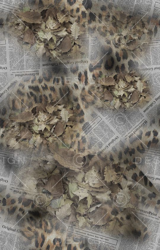 豹纹印花华亿平台图片