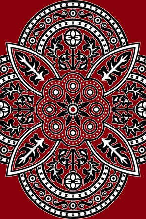 宫廷风印花华亿平台图片