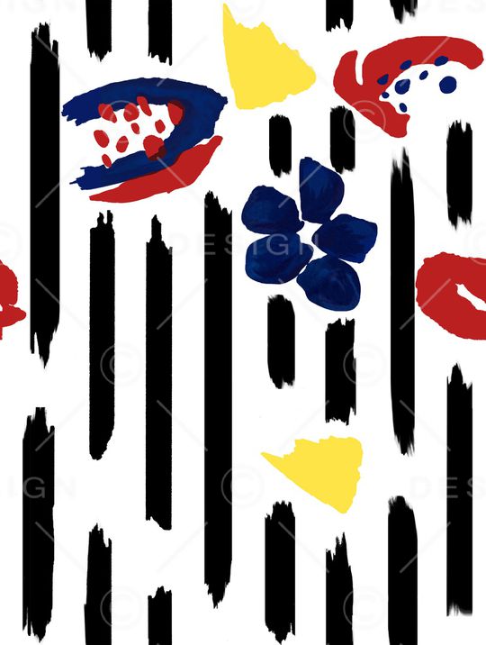 几何印花华亿平台图片