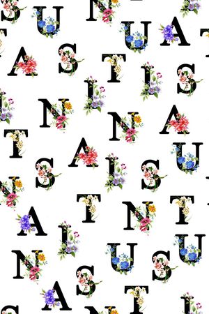 字母印花华亿平台图片