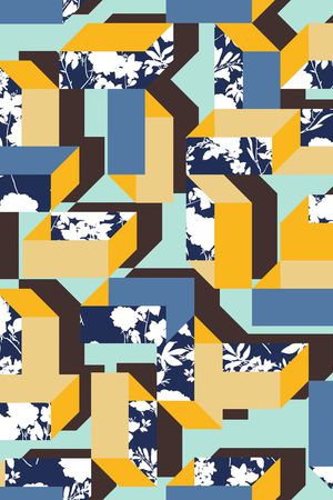 春夏华亿平台印花华亿平台图片