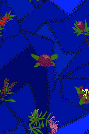 彩底花卉印花华亿平台图片