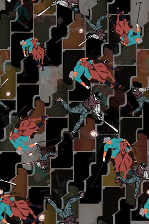 男装印花华亿平台图片