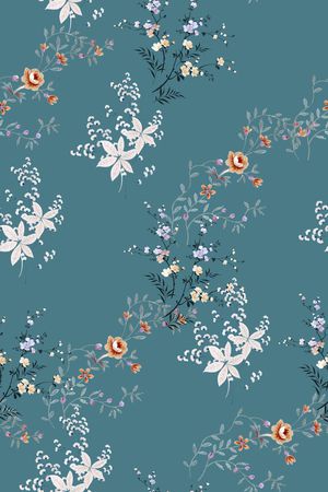 春夏华亿平台印花华亿平台图片