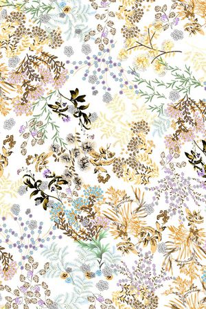 春夏华亿平台印花华亿平台图片