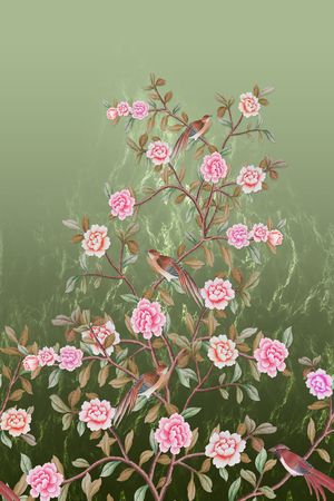 定位花印花华亿平台图片