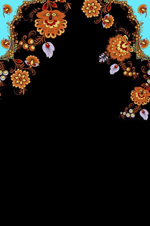 丝巾定位花印花华亿平台图片