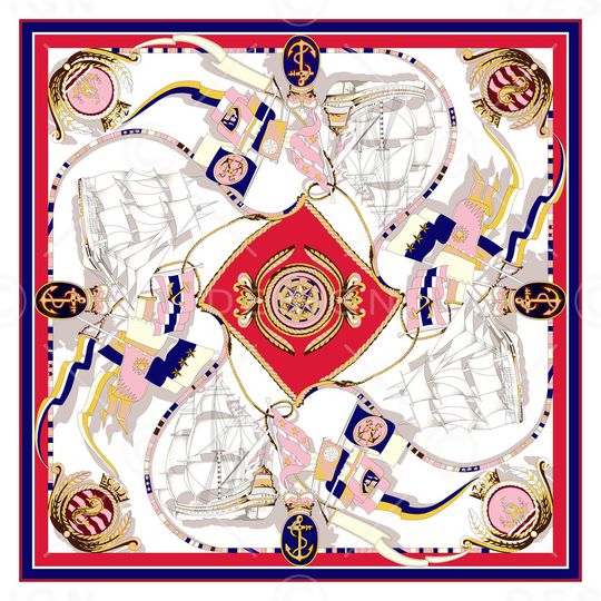 方巾印花华亿平台图片